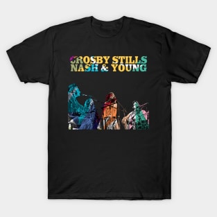 Grosby stills nash and young - Wpap vintage T-Shirt